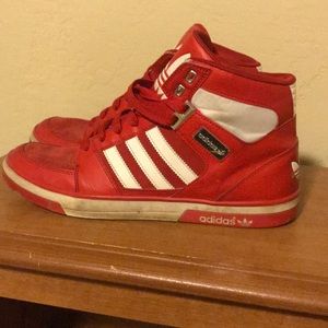 Adidas Shoes (Red and White)